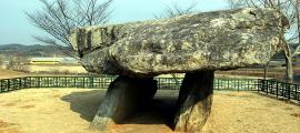 A dolmen on Ganghwado, South Korea.