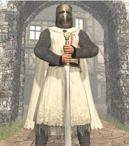 Artist’s impression of a Templar Knight 