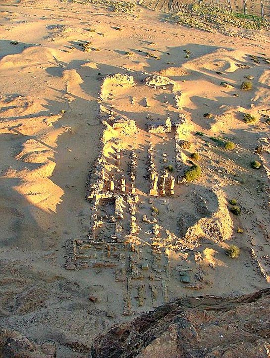 Ruins of the Temple of Amun of Jebel Barkal, the main religious center of the 25th dynasty or Kushite Dynasty
