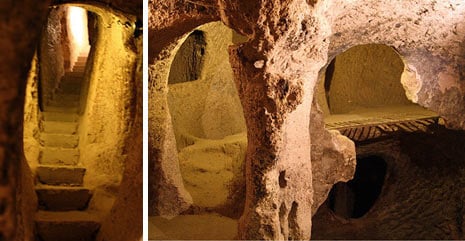 The newly-discovered underground structure in Melikgazi