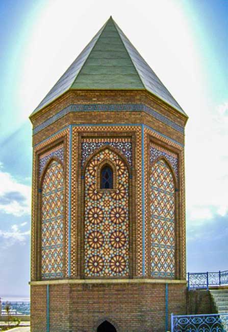 17th century Noah Mausoleum, Nakhchivan, Azerbaijan.