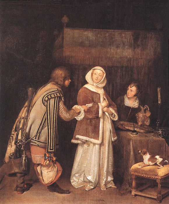 The Rejected Letter by Gerard ter Borch. (Public domain)