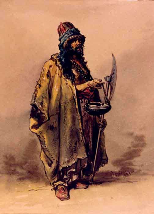 A dervish, circa 1860s.