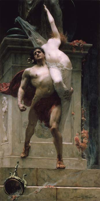 Ajax and Cassandra by Solomon Joseph Solomon. (Public domain)