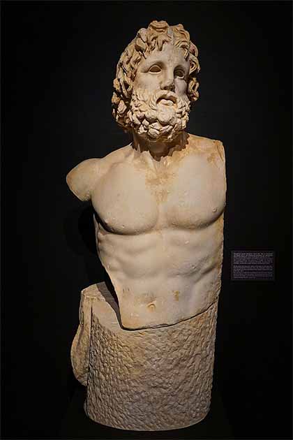 The Anatolian Hadrianopolis Asclepius inscription suggests there was a cult healing temple at this ancient site. This marble torso and head of Asclepius is from the Acslepeion of Piraeus, and it is a 2nd century BC Hellenistic variation of the original cult statue attributed to the sculptor Skopas from the first half of the 4th century BC. (George E. Koronaios / CC BY-SA 4.0)