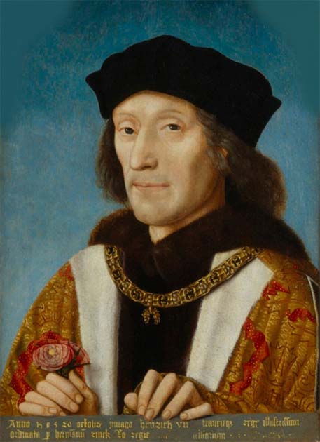 Anonymous painting of King Henry VII, the first monarch of the Tudor dynasty. (Public domain)