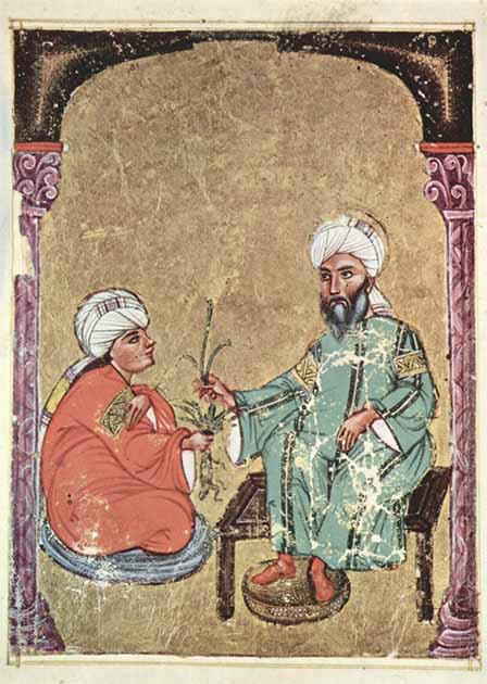 2nd century Arabic medicine was unable to save Abu-Kariba, and his treatment by Jewish scholars led to his conversion, as well as his troops and kingdom (Public Domain)