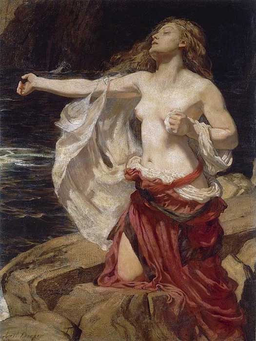 ‘Ariadne’ (c. 1905) by Herbert James Draper.