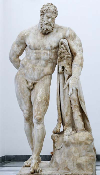Attempts were made to create a certain kinship between Sparta and the Jews, such as a legend in which it was believed that Herakles - seen here - had married Aphra’s (Abraham’s) granddaughter. (Marie-Lan Nguyen / CC BY 2.5)