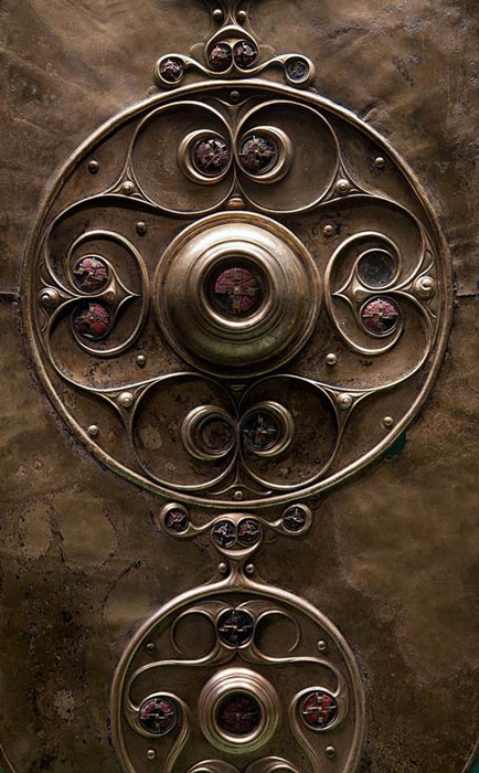 Detail of the Battersea Shield masterpiece, which was made in the late La Tene metal-working style. (Jorge Royan / CC BY-SA 3.0)