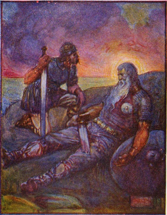 The story of Beowulf helps us to understand the Anglo-Saxon warrior code and war culture. (Public domain)