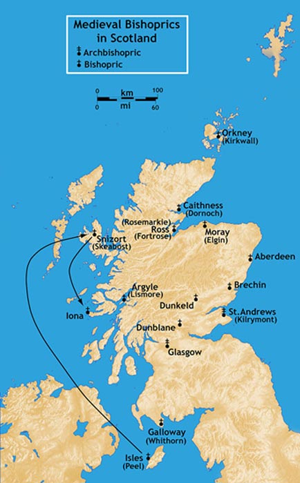 Bishoprics in Medieval Scotland