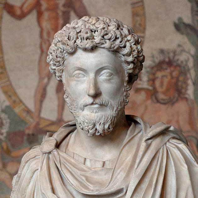Bust of Marcus Aurelius (reign 161–180 AD). (Public Domain)