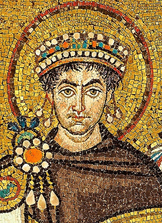 Byzantine Emperor Justinian I.
