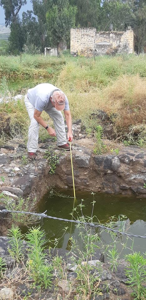 The Byzantine church is currently under more than two feet of water. (R. Steven Notley)
