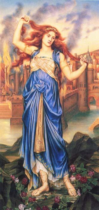 Cassandra of Troy by Evelyn de Morgan. (Public domain)