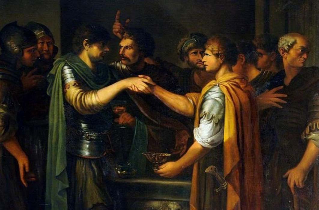 The Oath of Catiline, by Joseph-Marie Vien (1809) (Public Domain)