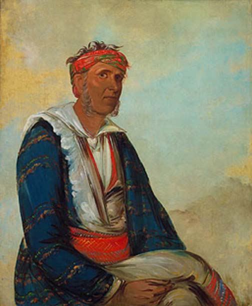 Cól-lee, a Band Chief, 1834. (Public Domain)