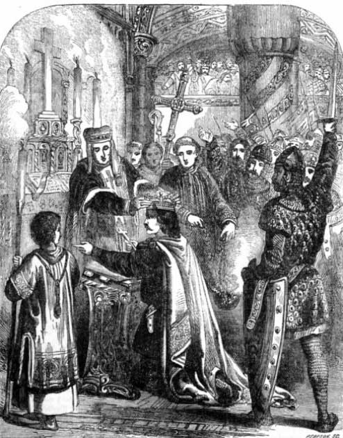 Coronación de Guillermo el Conquistador (Dominio público)
