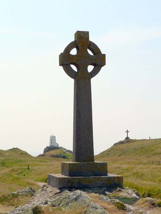 Crosses on Llanddwyn Island. 