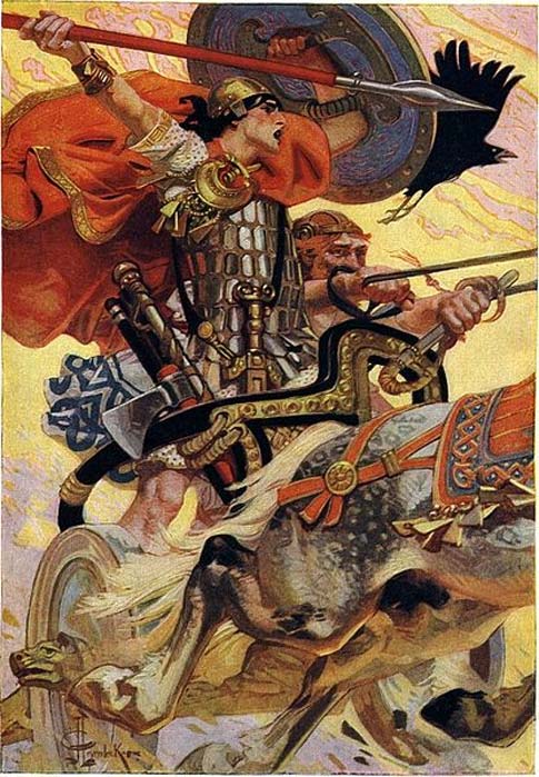 Cú Chulainn is the central character of the Ulster (Ulaid) cycle in the in medieval Irish mythology and literature.