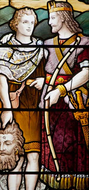David y Jonathan en la Catedral de St Giles, Edimburgo. 