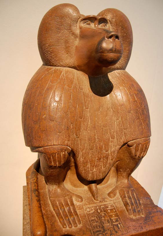 Изобразяване на Тот като бабуин, около 1400 г. пр. Н. Е. 