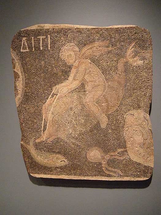 Eros Atop a Dolphin, Rome, 3rd century AD. (CC BY 2.5)