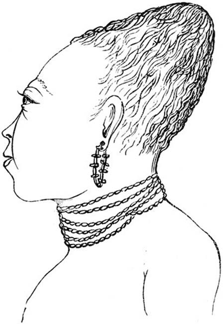 ‘Flat headed Indian child’. (1880)