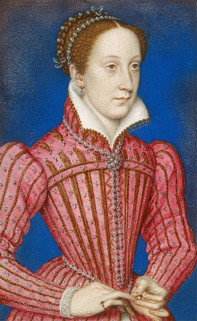 François Clouet – Mary Stuart, Queen of Scots (1542-87). Image first recorded in the collection of Charles I. (Public Domain)