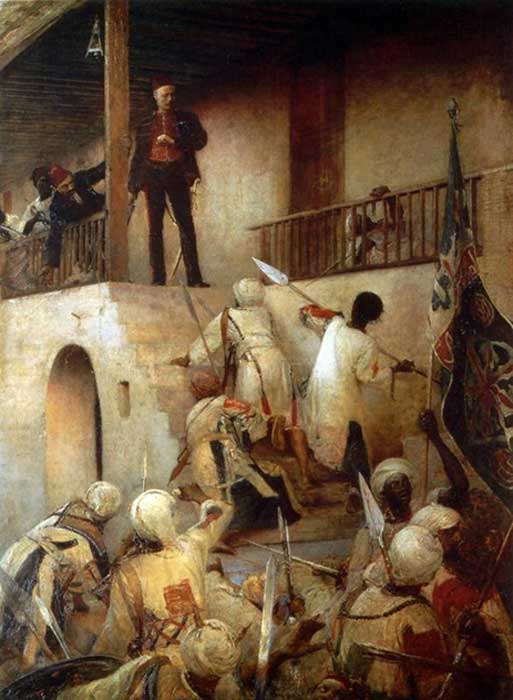 General Gordon's Last Stand, by George W. Joy 