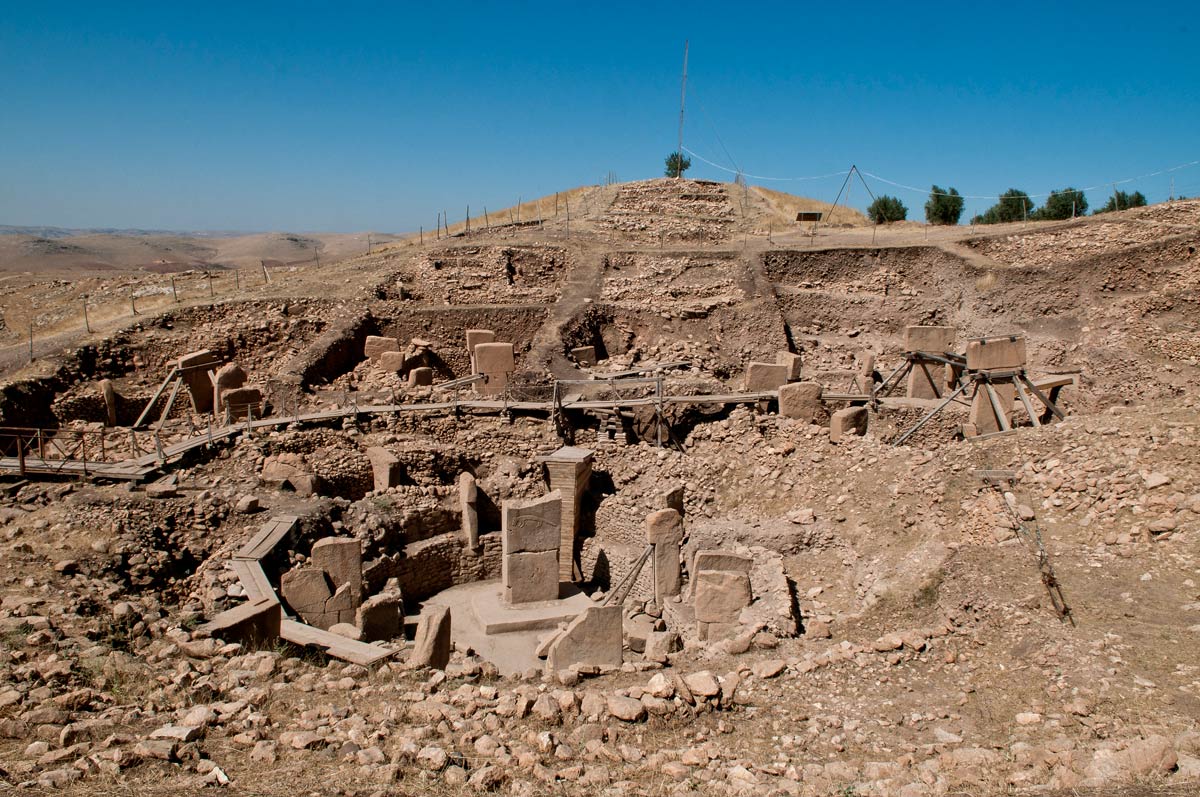 The remarkable circular enclosures of Göbekli Tepe, showing the sophisticated architectural planning that predates Stonehenge by 6,000 years.