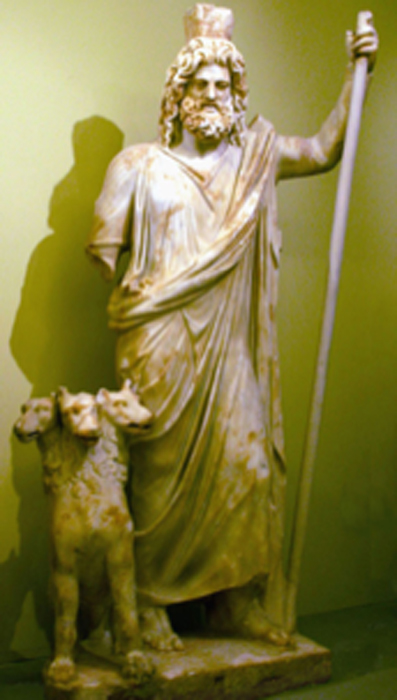 Hades - god of the underworld with Cerberus. (DIEGO73 / CC BY-SA 3.0)