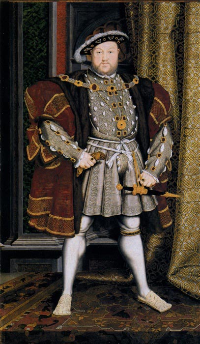 Portrait of Henry VIII by Hans Holbein the Younger. (Public domain)