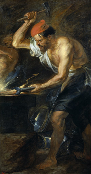 Hephaestus was the god of smiths and smith of the gods. (Shuishouyue / Public Domain)
