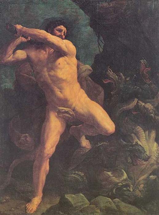 Heracles and the Hydra, Guido Reni, 1620