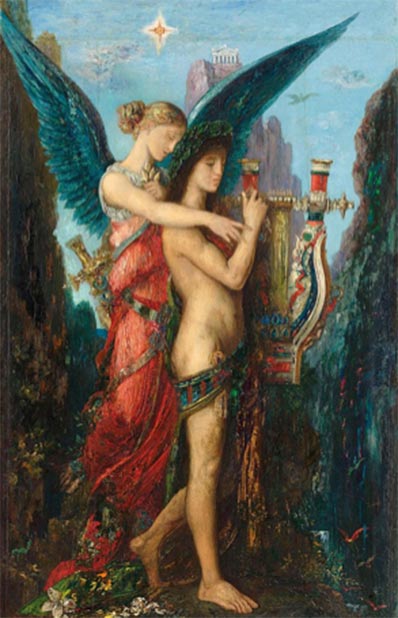 Hesiod and the Muse. (Hohum / Public Domain)