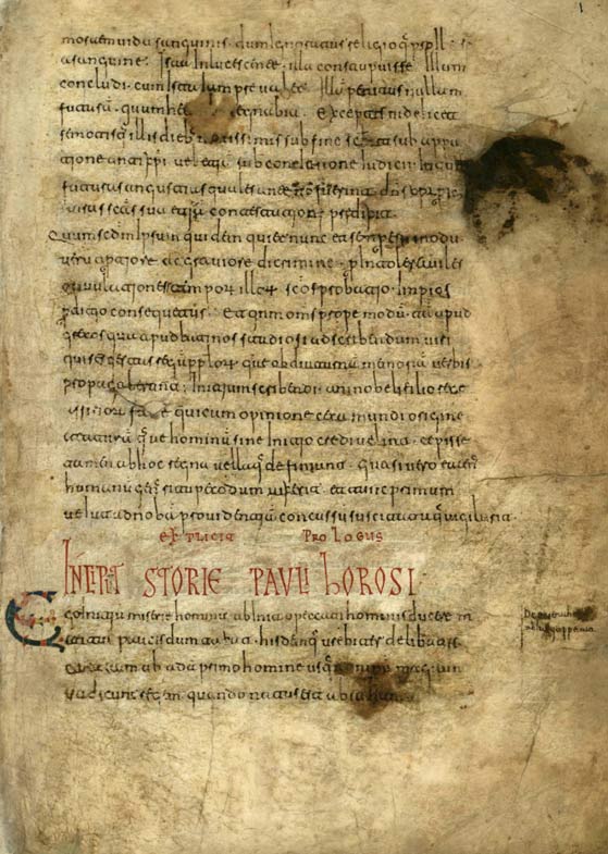 Historiae adversus paganos, Paulo Orosio.
