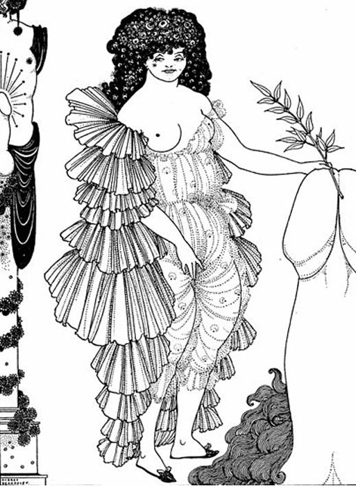 Illustration of Lysistrata (1896). 