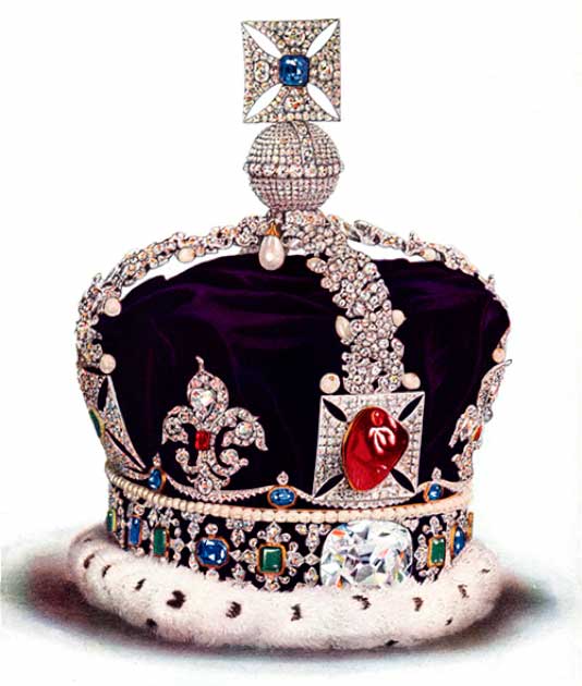 Imperial State Crown of the United Kingdom. (Public Domain)