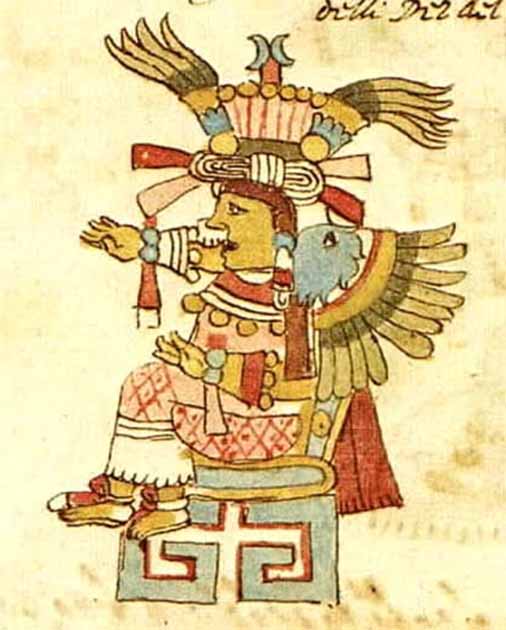 Xochiquetzal, from the Codex Rios, 16th century. (Public domain)