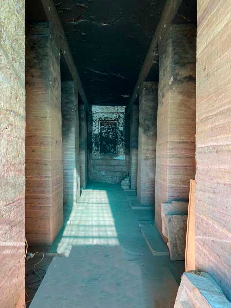 Dentro de la tumba de Heqaib-ankh, Qubbet el-Hawa, Egipto. (Joyanes-Díaz, M. et al/Arqueología y Arqueometría Mediterránea/ CC BY 4.0)