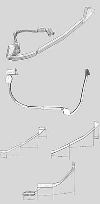Isometric, plan, and elevation images of KV20- taken from a 3d model. By R.F. Morgan. 