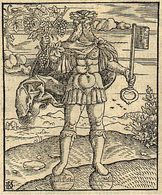 Janus, the Roman god. (1550)