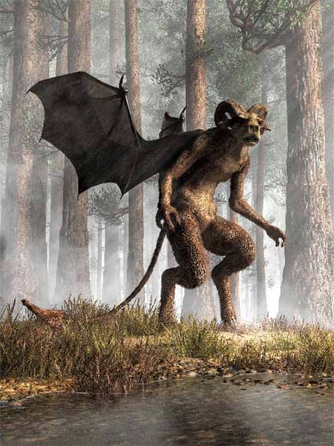 The Jersey Devil is another cryptid turned celebrity. If it ever turns up, there will be a line for miles to take pictures with it! (Daniel Eskridge / Adobe Stock)