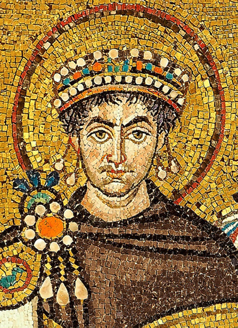 Justinian I ruler of the Byzantine Empire who implemented many reforms. (PetarM / CC BY-SA 4.0)