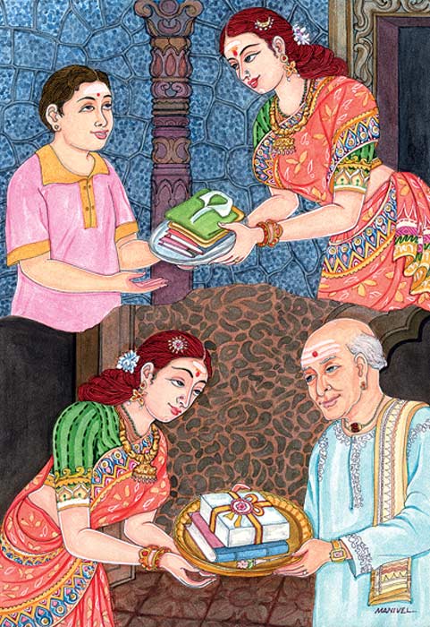 Karma as action and reaction: if we show goodness, we will reap goodness. (Himalayan Academy Publications / CC BY-SA 2.5)