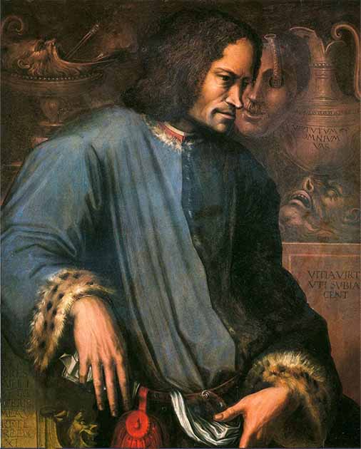 Lorenzo de’ Medici, depicted as Lorenzo el Magnífico, by Giorgio Vasari. (Public domain)