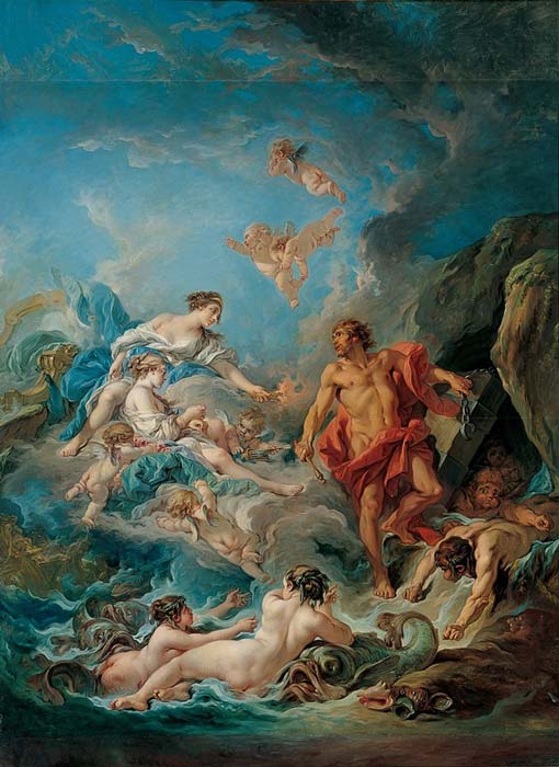 Magnesia made a case for its relationship with Same via kinship with the wind-god Aeolus, depicted here being asked by Juno to release the winds. (Public domain)