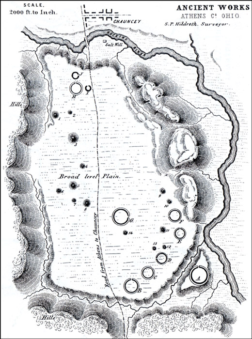 Map of Wolf Plains Group, 1848.